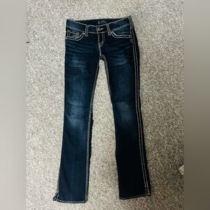 Excellent condition silver jeans size 28 x 34 Mackenzie style